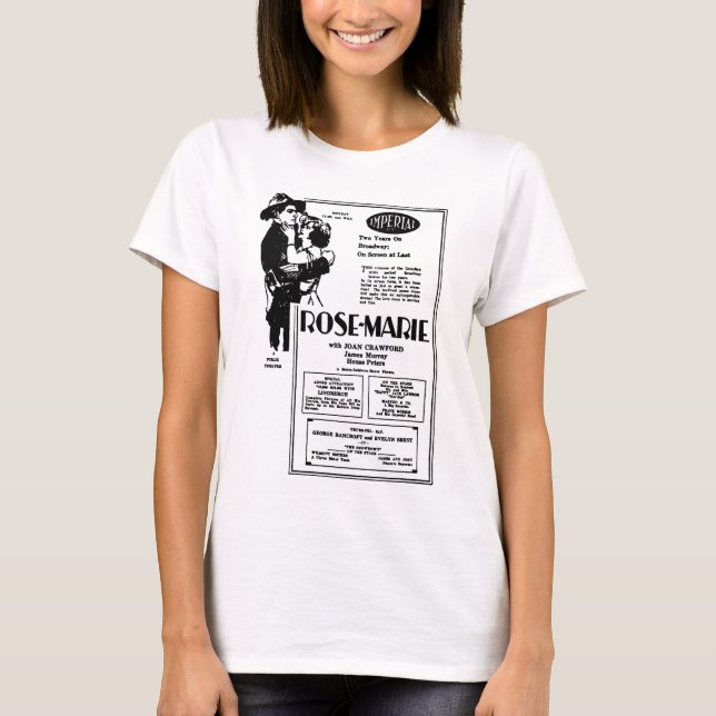 Joan Crawford Rose-Marie 1928 T-Shirt (Front)