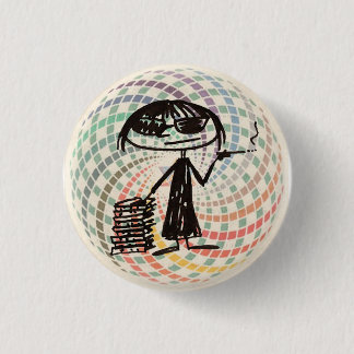 joan didion with sacred geometry button