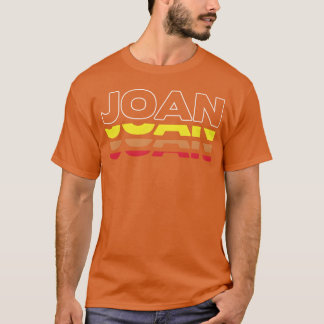 Joan First Name Funny Vintage Sunset Joan girl T-Shirt