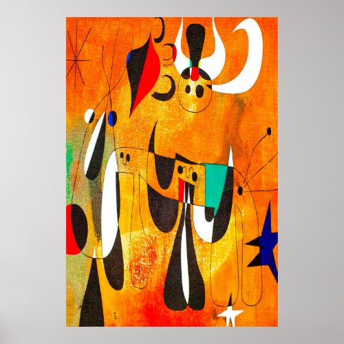 joan miro paintings art abstract art poster