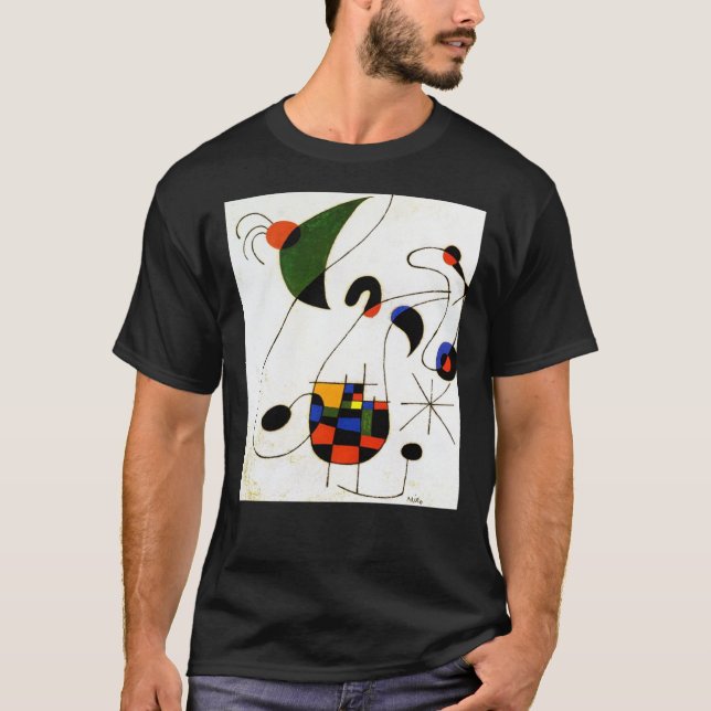 Joan Miro  "Melancholic Singer " Poster T-Shirt (Front)