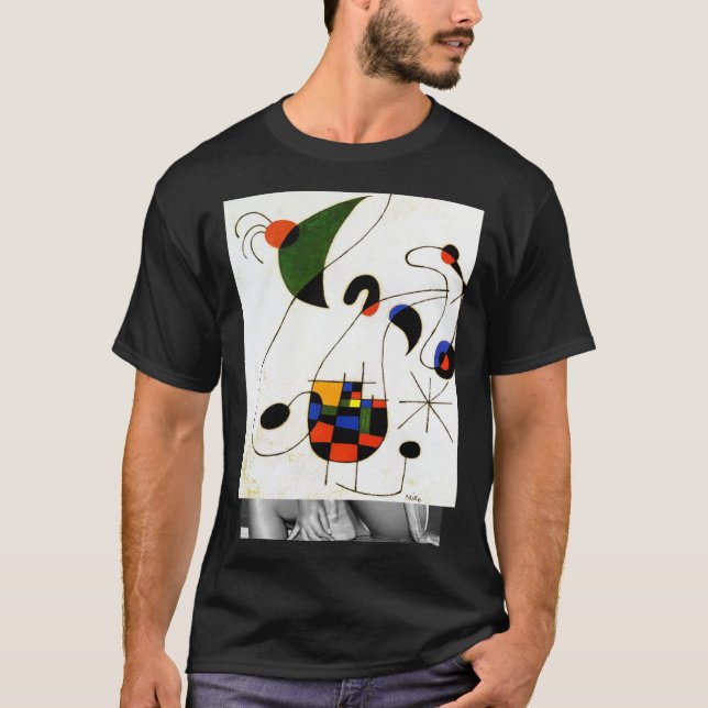 Joan Miro  "Melancholic Singer " Poster T-Shirt (Front)