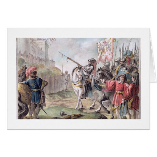Joan of Arc (1412-31) Orders the English to Leave (Front Horizontal)
