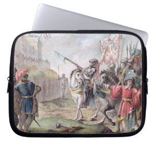 Joan of Arc (1412-31) Orders the English to Leave Laptop Sleeve