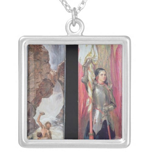 Joan of Arc 1890s Silver Plated Necklace