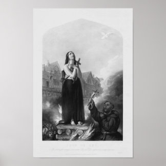 Joan of Arc - A Martyr In Their Cause Poster