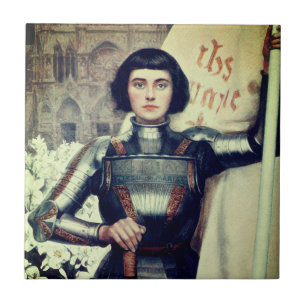 Joan of Arc (Albert Lynch illustration) Ceramic Tile
