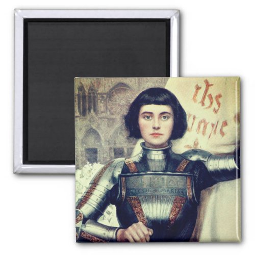 Joan of Arc Albert Lynch illustration Magnet