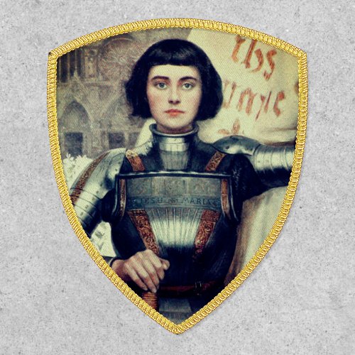 Joan of Arc Albert Lynch illustration Patch