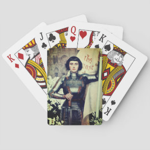 Joan of Arc (Albert Lynch illustration) Poker Cards