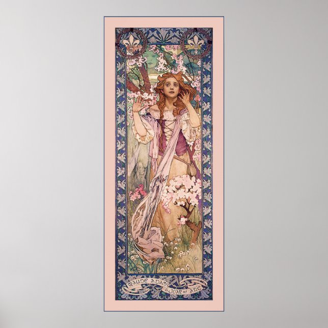 Joan of Arc ~ Alphonse Mucha Poster (Front)