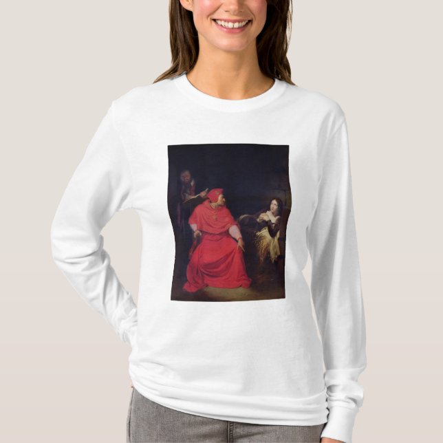 Joan of Arc  and the Cardinal of Winchester T-Shirt (Front)