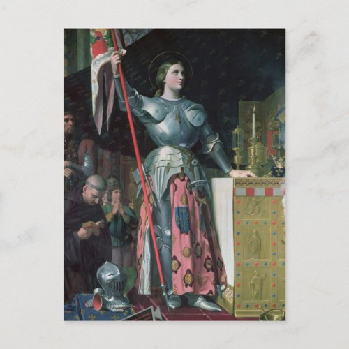 Joan of Arc  at the Coronation of King Charles Postcard