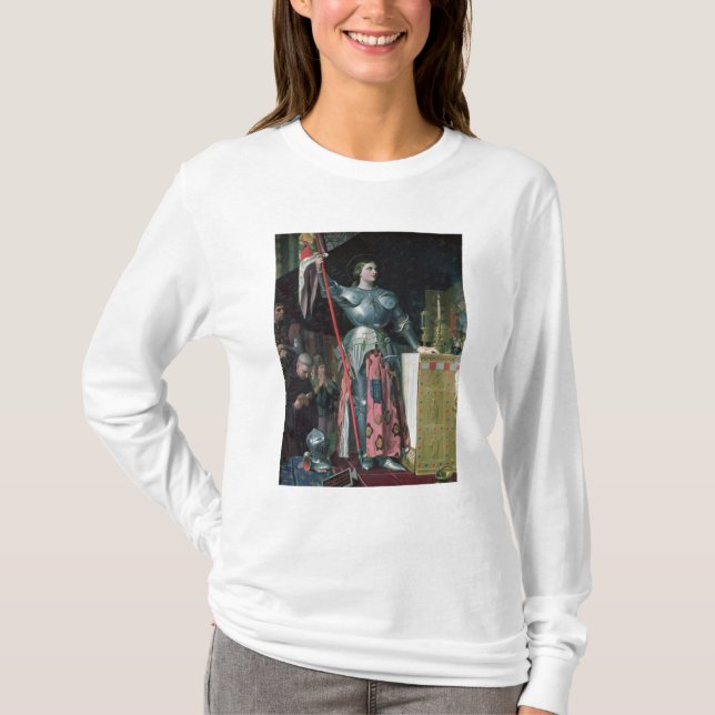 Joan of Arc  at the Coronation of King Charles T-Shirt (Front)