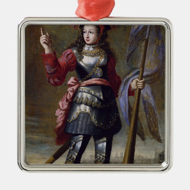 Joan of Arc  Before Orleans Metal Ornament (Front)
