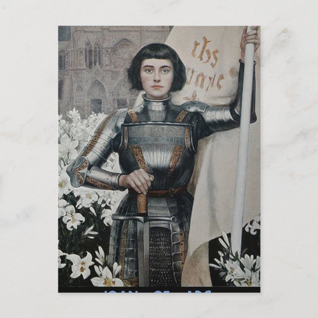 Joan of Arc by Albert Lynch Postcard (Front)
