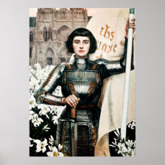 Joan of Arc by Albert Lynch Poster