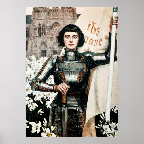 Joan of Arc by Albert Lynch Poster