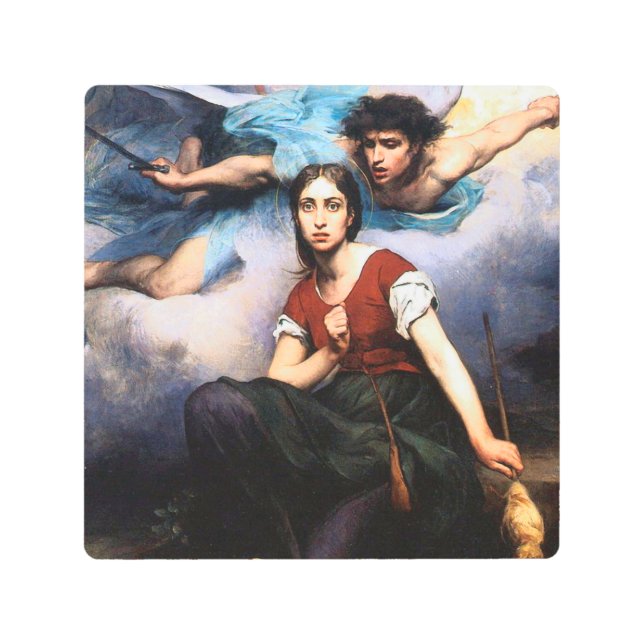 Joan Of Arc By Eugène Thirion Metal Print (Front)