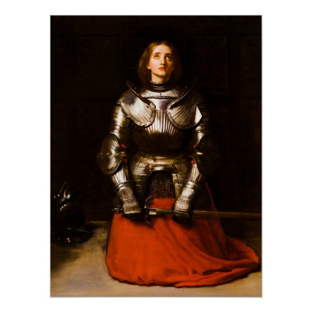 Joan of Arc by John Everett Millais, 1865 Poster (Front)