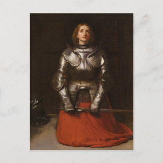 Joan of Arc c. 1865 by John Everett Millais Postcard