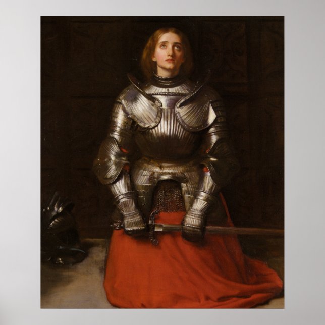 Joan of Arc c. 1865 by John Everett Millais Poster (Front)