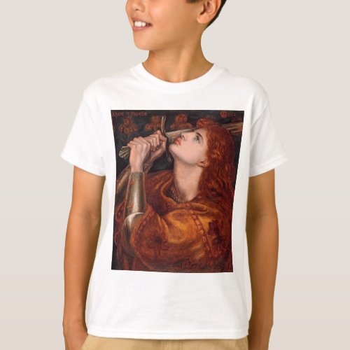 Joan of Arc c 1882 by Dante Gabriel Rossetti T_Shirt