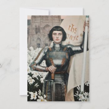 Joan Of Arc Card by Xuxario at Zazzle