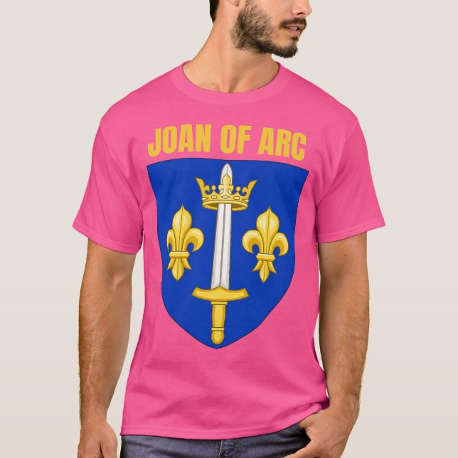 Joan Of Arc Coat Of Arms T-Shirt (Front)