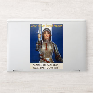 Joan of Arc French Heroine, Knight Maid of Orleans HP Laptop Skin