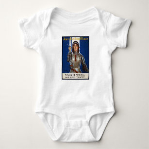 Joan of Arc French Heroine Knight National Hero Baby Bodysuit