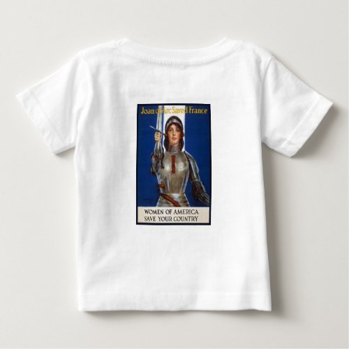 Joan of Arc French Heroine Knight National Hero Baby T_Shirt