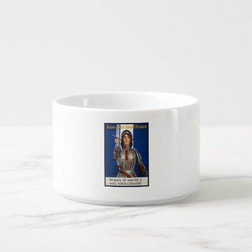 Joan of Arc French Heroine Knight National Hero Bowl