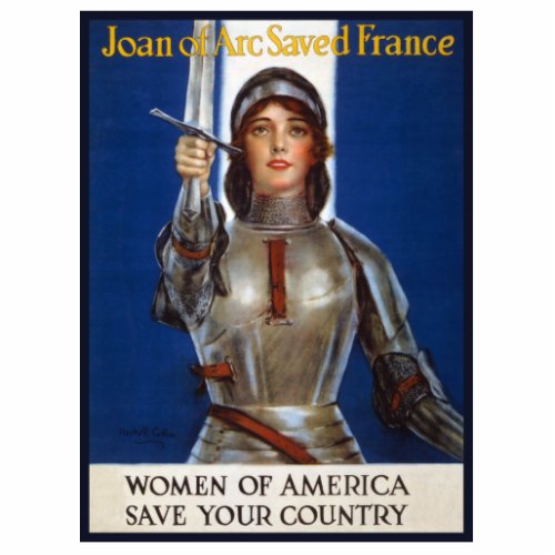 Joan of Arc French Heroine Knight National Hero Cutout