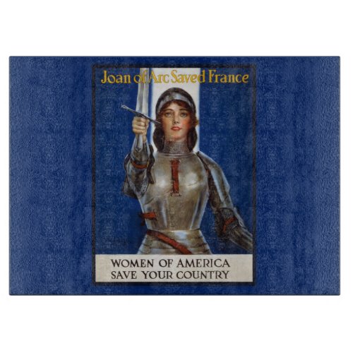Joan of Arc French Heroine Knight National Hero Cutting Board