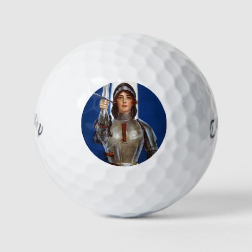 Joan of Arc French Heroine Knight National Hero Golf Balls