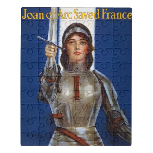 Joan of Arc French Heroine Knight National Hero Jigsaw Puzzle