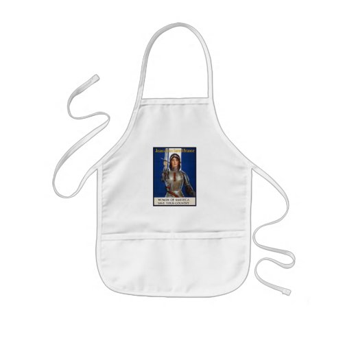 Joan of Arc French Heroine Knight National Hero Kids Apron