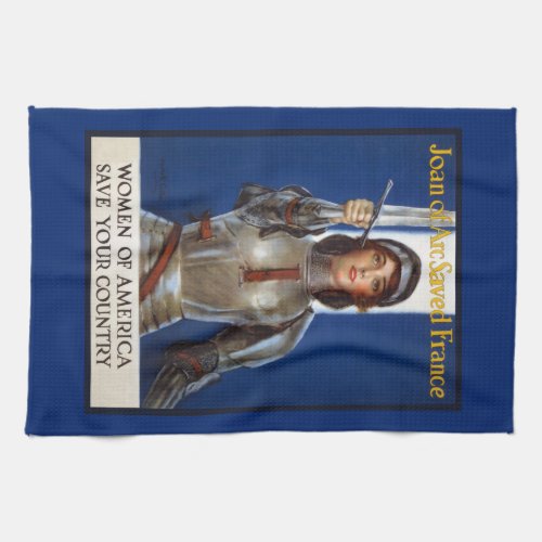 Joan of Arc French Heroine Knight National Hero Kitchen Towel