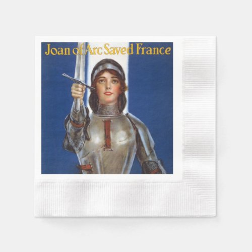 Joan of Arc French Heroine Knight National Hero Napkins