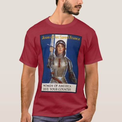 Joan of Arc French Heroine Knight National Hero T_Shirt