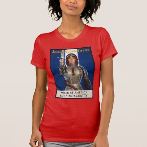 Joan of Arc French Heroine Knight National Hero T_Shirt