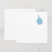 Joan of Arc Holding Flag Oval Drawing (Front/Back)