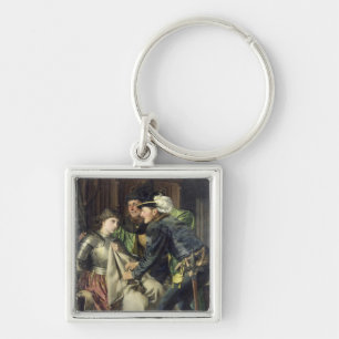 Joan of Arc  Insulted in Prison, 1866 Keychain