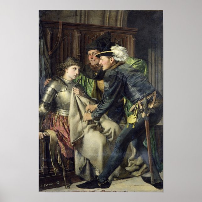 Joan of Arc  Insulted in Prison, 1866 Poster (Front)