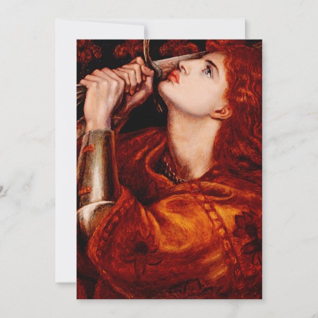 Joan of Arc Invitation (Front)
