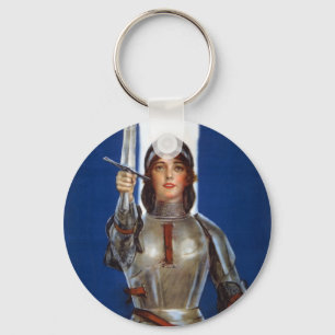 Joan of Arc Keychain