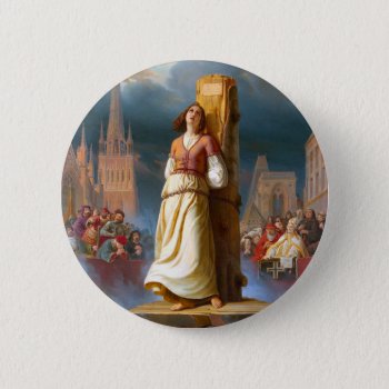 Joan Of Arc Pinback Button by Xuxario at Zazzle