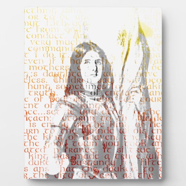 Joan of Arc Plaque (Front)