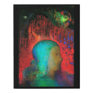 Joan of Arc, Redon Faux Canvas Print